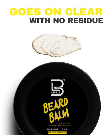 L3 Level 3 Beard Balm - Premium Leave-In Conditioner & Deep Massage Softener for Men - Ultimate Beard Care for a Soft Healthy Beard - Buy Online on SooperMarket.com
