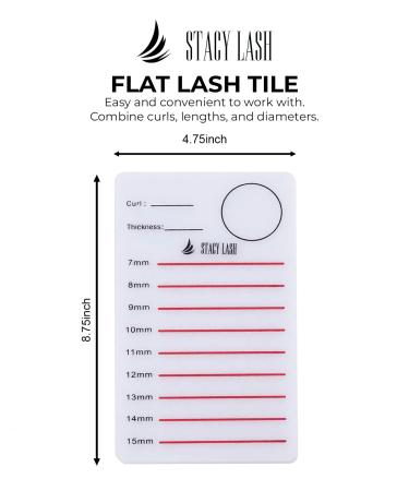 Buy Lash Tile/Tray for Eyelash Extensions | Acrylic Pallet & Extension Supplies by Stacy Lash - Fast International Shipping - Buy Online on SooperMarket.com