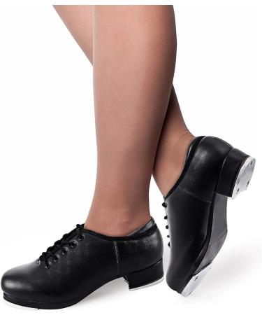Unisex Child Jazz Tap Dance Shoes - Black, Size 2.5 Little Kid - Buy Online on SooperMarket.com