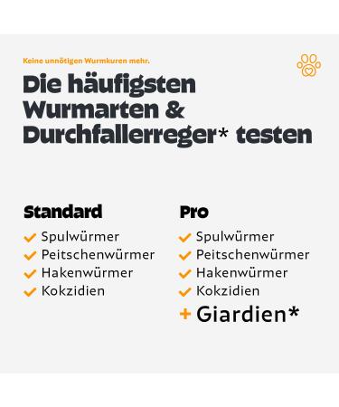 Buy Pezz Pro for Dogs - Comprehensive Worm Testing Including Giardia | Free Laboratory Shipping | 1 Piece - Buy Online on SooperMarket.com