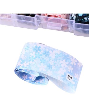Flower Nail Foil 10 Sheet Vintage Floral Nail Transfers Decal Colorful Manicure Sticker for Wedding Party Holiday (Style F) - Buy Online on SooperMarket.com
