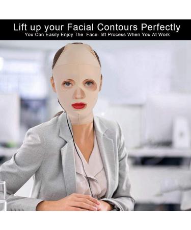 V Face Slimming Bandage | Reduce Double Chin | Facial Contouring Belt for Weight Loss - Size M - Buy Online on SooperMarket.com