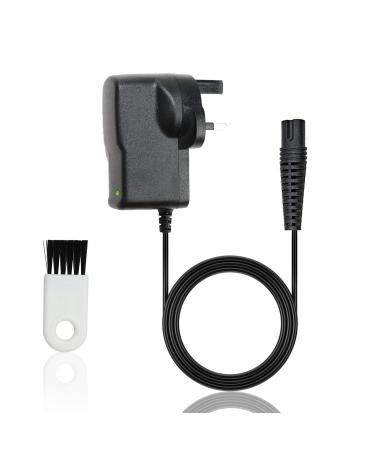 Braun Shaver Charger Cable Series 1 5 7 9 Electric Razor Shaver Adapter Power Cord 12V Beard Trimmer Power Plug Supply Cable for 3020s 3040s 9390cc 9465cc 9477c 5197cc 5140s 370 720 760cc 790cc