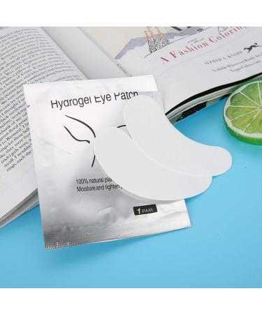 Salmue Hydrogel Under Eye Pads - Comfy & Cool Gel Patches for Eyelash Extensions | Collagen Eye Mask - Silver 50pcs - Buy Online on SooperMarket.com