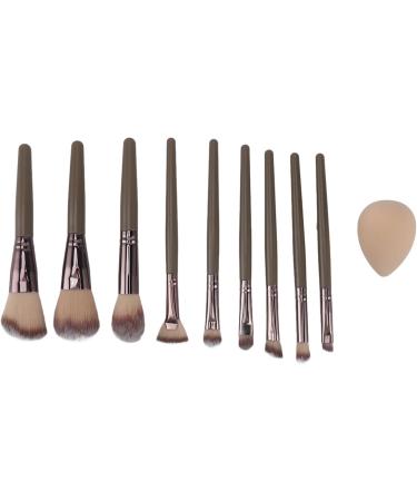 Synthetic Makeup Brushes 9 Piece Brush Set Foundation Powder Concealers Eyeshadow Brushes Mini with Storage Box for Travel - Buy Online on SooperMarket.com