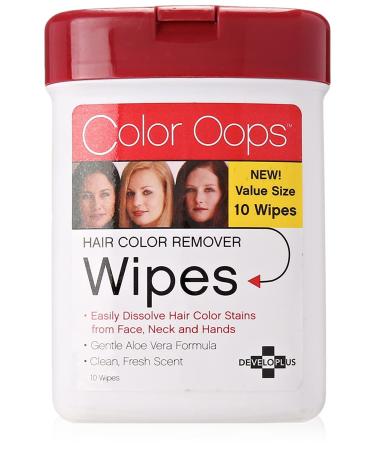 Developlus Color Oops Color Remover Wipes 10 Count (3 Pack) - Easy and Effective Solution - Buy Online on SooperMarket.com