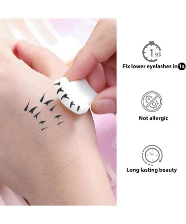 Eyelash Curlers Eyelash Stamp For Beginner 1 Pair Diy Natural Long Lasting Lower Lash Stamp For Makeup Eyelash Stamps Tool For Woman Girls White - Buy Online on SooperMarket.com