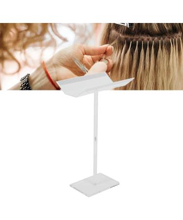 Socobeta Acrylic Hair Extension Stand Double Sided Design Washable Hair Extension Rack Transparent Sectioning Display Hair Extension Holder for Salon Home - Buy Online on SooperMarket.com