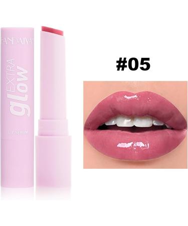3 Pcs Plumping Lip Gloss Set - Glass Shine Moisturizing Lipstick Hydrating Tinted Balm for Non-Sticky High Shine Color (Colors 04 05 08 - Buy Online on SooperMarket.com