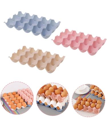 OSALADI 6 Pcs Egg Storage Box Eggs Multi- Grid Egg Boxes Egg Holder Tray Egg Container Refrigerator Egg Tray - Buy Online on SooperMarket.com
