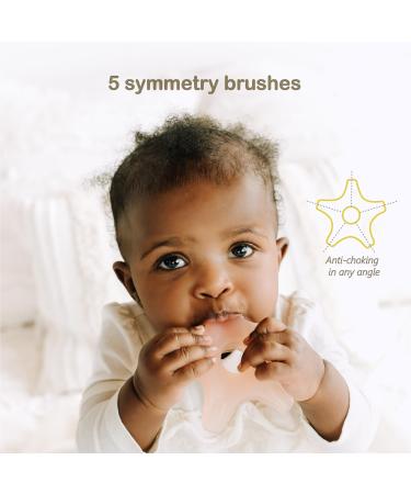 Shop Miraloop Starfish Baby Bite Ring - Food-Safe Silicone Teething Toy for Gum Massage | International Shipping Available - Buy Online on SooperMarket.com