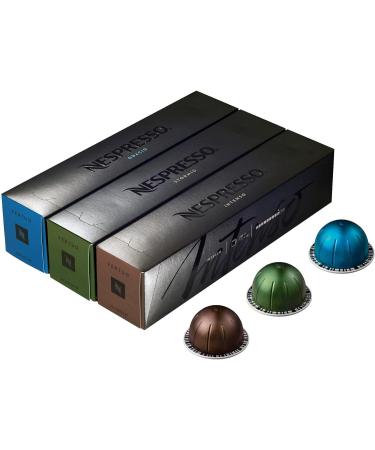 Generic Nespresso VertuoLine Double Espresso Gluten Free Chiaro/Scuro Coffee Capsules - 20 Coffee Pods