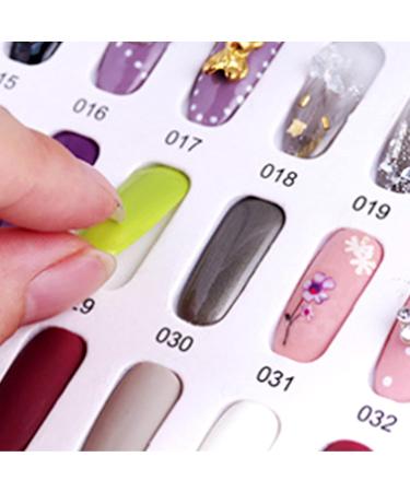 120 Colors Nail Art Display Set | Nail Tips Memory Tools & Gel Polish Color Card Panels for Salons - Buy Online on SooperMarket.com