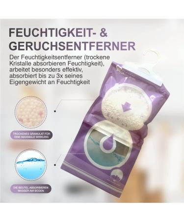 4-Pack My to Dehumidifier Cabinet - 190g Each | Essential Mold Prevention | Ideal for Windows Caravans Homes & Kitchens | Lavender Scented - Buy Online on SooperMarket.com