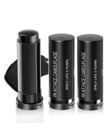 AWCCXMYM 3Pcs Eye Black Baseball Stick Eyeblack Softball Stick Football Face Paint Sporting Body Paint Kit For Athletes Costume Accessories Halloween Makeup Cosplay Parties Accessories