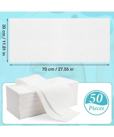 Noverlife 50 Pack Disposable Hair Towels - Non-Woven Salon & Spa Towels for Hair Drying, Foot Bath, and Travel - Disposable Guest Towel for Hair Care - Buy Online on SooperMarket.com