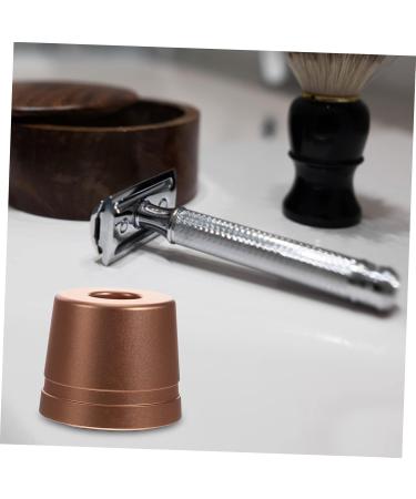 Buy Mikinona Manual Shaving Razor Holder - Sturdy Portable Metal Stand for Safety Razors | Best Men's Razor Storage Solution - Buy Online on SooperMarket.com