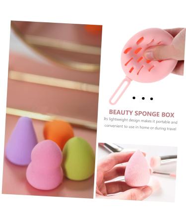 Angoily Box Beauty Egg Storage Bag - Pink Sponge Egg Tray for Travel 7.8x6cm | International Shipping - Buy Online on SooperMarket.com