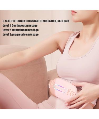 YUECOOM Electric Menstrual Heating Belt - USB Charging 3 Gears Fast Warming & Intelligent Massage for All Ages - Comfort for Men Women & Kids - Pink - Buy Online on SooperMarket.com
