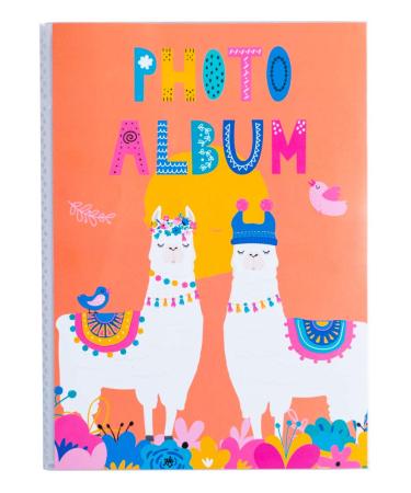 Grupo Erik Official Llama Photo Album - 6x4 Photo Album / 10x15 cm - Family Photo Album 36 Pockets - Friend Gifts - Llama Gifts - Photo Albums 6x4 36 photos - Photo Album Slip In