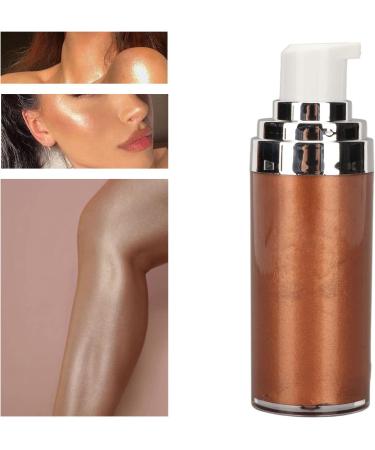 Body Glitter Cream Safe Ingredients Wrinkle Filling Easy to Apply 20ml Skin Firming Liquid for Full Body Makeup (#04 Golden Brown) - Buy Online on SooperMarket.com