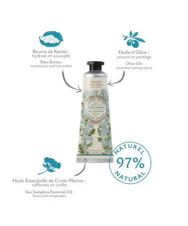Hand Cream for Very Dry Hands | Bread the Sens Sea Fellows - 97% Natural Shea Butter & Olive Oil Moisturizer - 30ml - Buy Online on SooperMarket.com