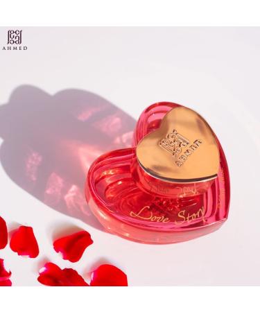 AHMED LOVE STORY Perfume for Women a 60mL Oriental fragrance with Sultry Fruity Top Floral Heart and a Vanilla Musk and Sandalwood Base Al Maghribi Arabian Oud - Buy Online on SooperMarket.com