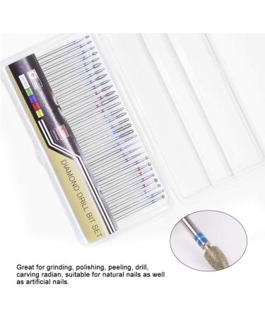 Drill Nail Bit Manicure Drill Accessories Professional Manicure Drill Bits Professional Steel Drill Tungsten Steel Nozzle Accessory for Nail Accessories - Buy Online on SooperMarket.com