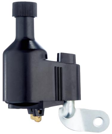 Prophete bicycle dynamo 6V 3W | Left mounting with overvoltage protection | 2-wire | StVZO approved | Color black