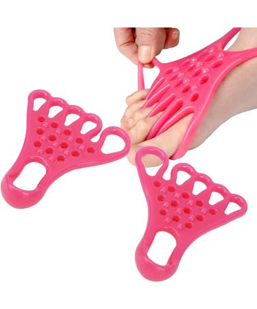 Adjustable Toe Foot Stretcher Bunion Corrector & Ankle Brace - Pink Toe Stretch Belt for Muscle Relaxation in Women and Men - Buy Online on SooperMarket.com
