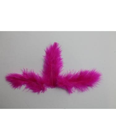 100 Pcs Hot Pink Decorative Feathers for DIY Crafts & Wedding Decor - Buy Online on SooperMarket.com