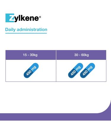 Zylkenee 450mg - 20 Capsules | Natural Stress Relief Supplement for Pets | Fast International Shipping - Buy Online on SooperMarket.com