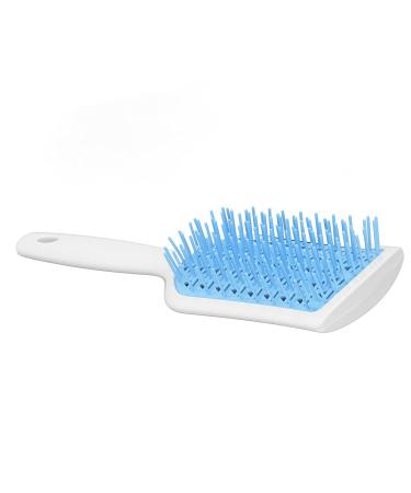 Buy Paddle Brush Set - Aerating Hair Brush for Thick Hair Straightening & Blow Drying - 4 Pack with White Handle & Blue Tooth - Buy Online on SooperMarket.com
