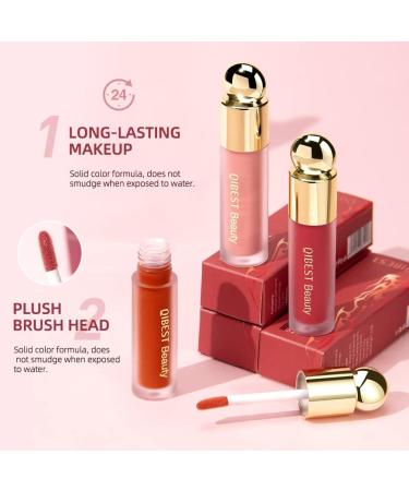 Xcreando Blush Makeup Soft Cream Blush for Cheeks Matte Blush Stick for Cheek Eye Lip Skin Tint Dewy Finish Weightless Natural-Looking (#1 morning rose) - Buy Online on SooperMarket.com