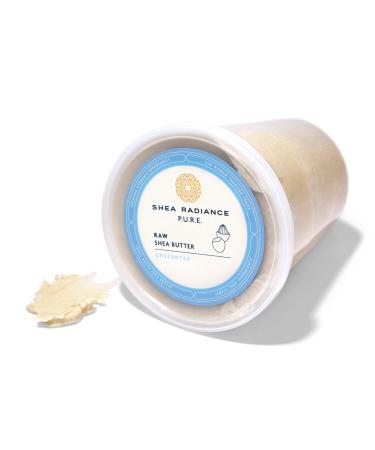Shea Radiance Unrefined Organic Handcrafted Shea Butter - Face  Body  Hand  Skin & Hair Moisturizer - For all Skin Types | Unscented (32oz) Unscented  32 Ounce (Pack of 1)
