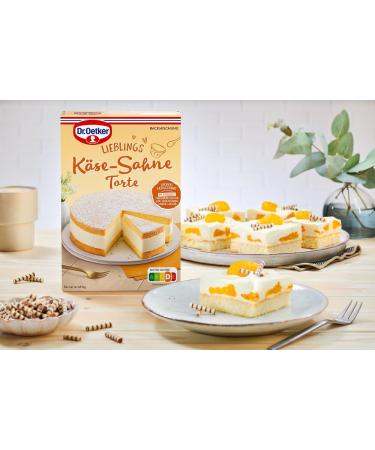 Dr. Oetker Cheese Cream Cake Mix - 4 x 385g | Easy Baking for Perfect Cheesecakes - Buy Online on SooperMarket.com