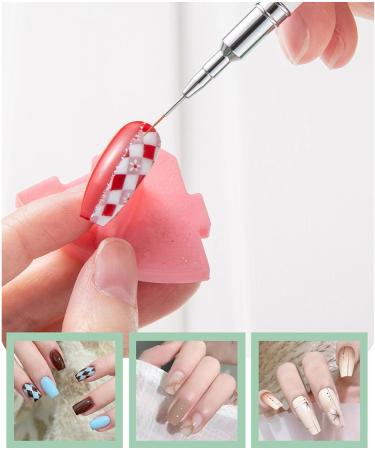 5Pcs Nail Art Liner Brushes Set Polish Painting Nail Design Brush Pen Set With Handle For Pulling Lines Nail Art Liner Brush Set With Cap Nail Art Liner Brushes Polish Painting - Buy Online on SooperMarket.com