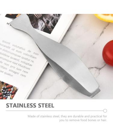 Beaupretty 3-in-1 Hair Removal Clip & Envinking Stainless Steel Tweezers - Multifunctional Rustproof Fishbone Remover Tool - Buy Online on SooperMarket.com