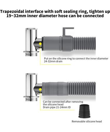 Saddgo Anti-Overflow Special Floor Drain for Washing Machine Special Connectors Pipe Sewer Deodorant Anti-Overflow Water Device - Buy Online on SooperMarket.com
