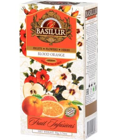 Fruit Infusion - Blood Orange Tea x (4) - 25 Bags Per Box - Traditional Herbal Tea - Buy Online on SooperMarket.com