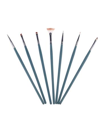 7pcs Nail Brushes Set Nail Smudge Tool Paint Pens for DIY Handle Manicure Salon Design