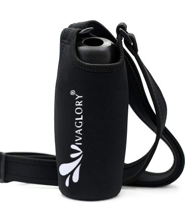 Vivaglory 25oz Stainless Steel Dog Bottle & Neoprene Bottle Carrier Combo  Great for Walking & Hiking with Dogs 25oz Bottle & Neoprene Sling Stainless Steel Bottle + Black - Buy Online on SooperMarket.com