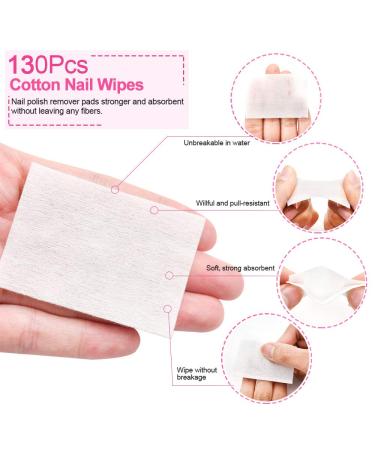 Professional Gel Nail Polish Remover Kit - Acetone Pump Dispenser, Nail Clips, Foil Wraps, Pusher & Brush - Acrylic/UV Gel/Soak-Off Polish Removal - Pink - Buy Online on SooperMarket.com
