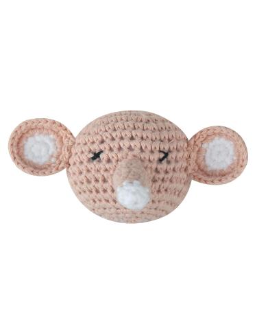 Baby Pacifier Clip DIY Crochet Elephant Teething Toy Rattle Teether Shower Gift - 6-12 Months - Buy Online on SooperMarket.com