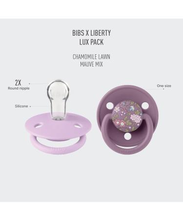 Buy BIBSE de Lux BPA-Free Cherry Shape Silicone Pacifier 2-Pack (0-36 Months) - Made in Denmark - Chamomile Lawn Mauve - Buy Online on SooperMarket.com