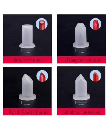 Kalolary 4-Hole Silicone Lipstick Mold DIY Makeup Tool Set with Lipstick Demoulder - Buy Online on SooperMarket.com