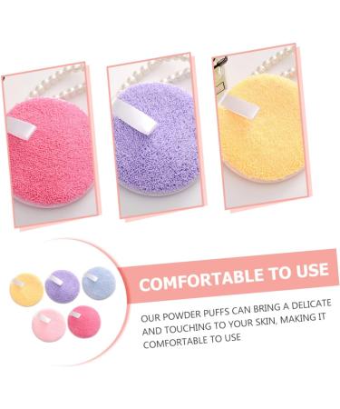 5pcs Round Cleansing Pads Puff Cosmetics Pad Girl Cosmetic Tool Woman Makeup Accessory Face Washing Pad Small Makeup Pad Makeup Tool Girl Makeup Pad Simple Rounded Makeup Pad/2071 12x12cm - Buy Online on SooperMarket.com