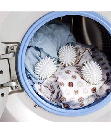 YJYdada Cleaning Supplies 3pcs Hedgehog Dryer Ball Reusable Dryer for Dryer Machine Anti Static Ball (White) - Buy Online on SooperMarket.com