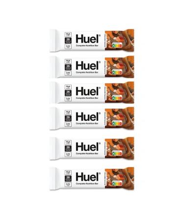 6 x 51g Nutrition Chocolate Caramel Breakfast Snack Bar Low Sugar 26 Calorie Lunch Food Ready Meal