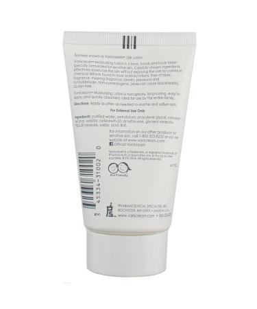 Vanicream Moisturizing Lotion 2oz Travel Size (Pack of 2) | Fragrance-Free Formula | Hydrating Skin Care - Buy Online on SooperMarket.com